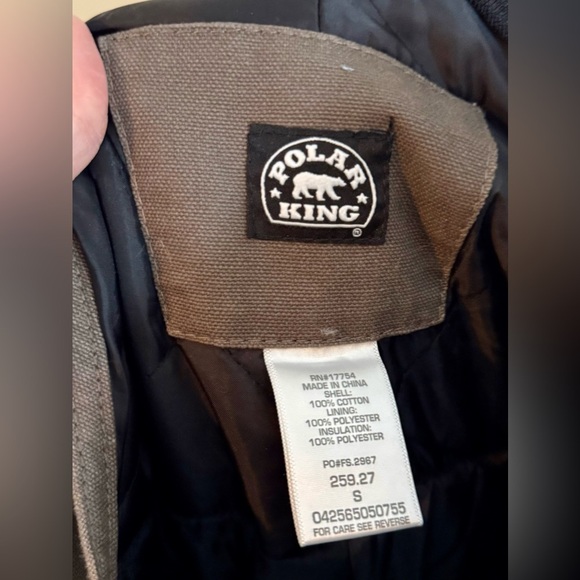 Polar King Boys Insulated Duck Bib Overalls Youth S Brown Outdoors - Picture 8 of 8